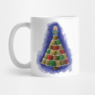 Watercolor Crab Basket Tree Mug